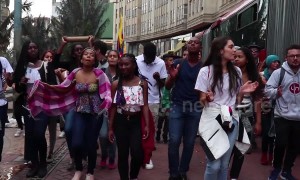 Colombia students stage nationwide protest to demand more budget for higher education