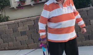 Elderly Woman Chews Car out for Speeding