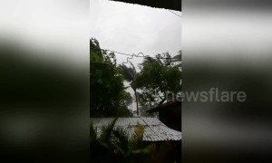 Thousands evacuated as Typhoon Yutu batters the Philippines