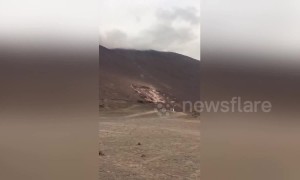 Landslide triggered after 6.2-magnitude earthquake strikes Chile