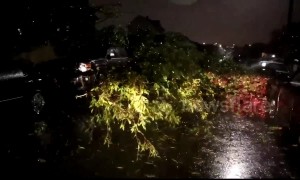 Possible tornado hits Baltimore area causing widespread damage