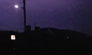 Slow Motion Horizontal Lightning