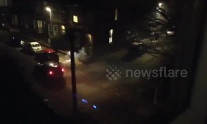 Yobs launch firework attack 'drive-by' on Leeds side street