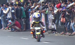 Kids as young as 5 race and crash in adorable mini-Moto GP