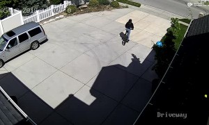 Bike Thief Receives Instant Karma