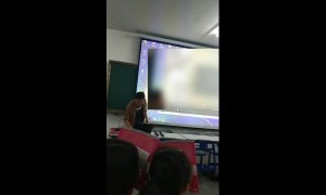 University lecturer accidentally plays porn to students