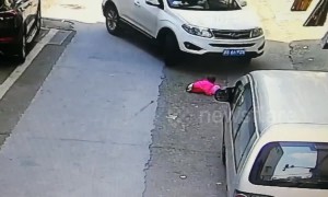 Toddler miraculously avoids death after being run over twice