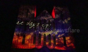 UK cathedral puts on stunning tribute for Armistice Day