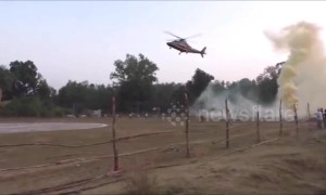 Cow on helipad almost spells disaster in India