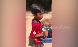 Poverty-stricken boy, 9, can speak twelve languages