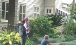 Moving Truck Stuck in a Tree