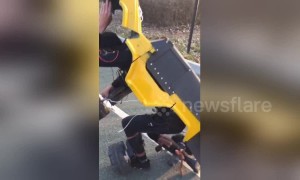 Geeks in disguise! Man turns himself into human Transformer