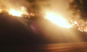 Driving Through the Thousand Oaks Fire