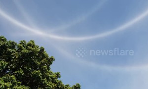 Magical 'halo' phenomenon over Zimbabwe