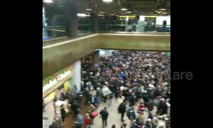 Delays and chaos at Port Authority Bus Terminal as snow storm batters New York City
