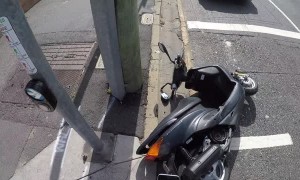 Road Rage Scooter Attack
