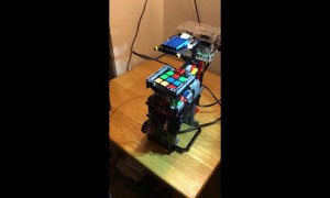 Homemade device solves Rubik's Cube with ease