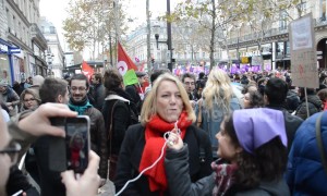 Hundreds march through Paris to call for end to violence against women