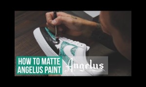 Custom Nike Air Force 1 | How to Matte Angelus Paint