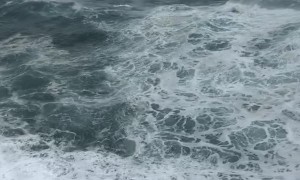 Massive Wave Crashes Into 4th Floor Window