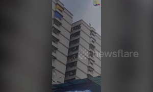 Six British 'free runners' deported after leaping between high-rise buildings in India