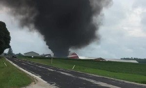 Aftermath of Sheboygan Falls Plane Crash