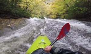 60 Foot Waterfall in a Kayak