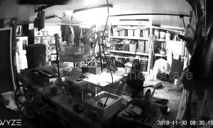 Garage security camera shows moment Alaska quake struck