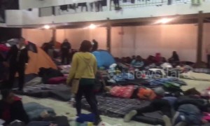 Migrants relocated to new shelter at Tijuana border