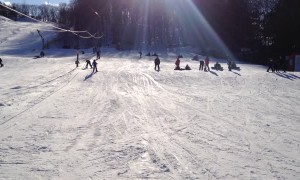 Tried To Record My Daughter Skiing But The Little Guy In The Lower Left Stole The Show
