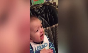 Baby is NOT a Fan of Green Beans