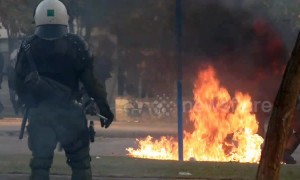 Greek city descends into chaos on 10th anniversary of police killing