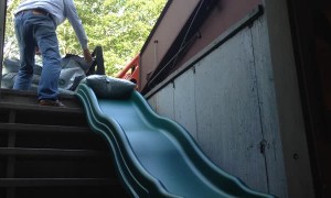 Sliding Supplies into the Cellar