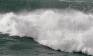 Brazilian big wave surfer in terrifying wipeout in Nazare, Portugal
