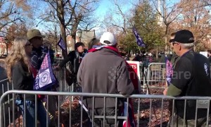 Protesters and supporters of Silent Sam statue face off at UNC-Chapel Hill