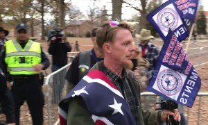 Silent Sam supporters escorted away by police after standoff at UNC-Chapel Hill
