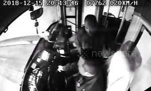 Allegedly drunk passenger attacks bus driver after he missed his stop