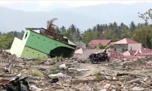 Months after the Sulawesi earthquake towns are still in ruins