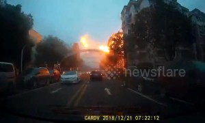 Chinese residential building explodes due to gas leak killing three