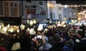 ‘Burning of the Clocks’ marks winter solstice in Brighton