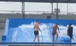 FlowRider Surfing Simulator Fail