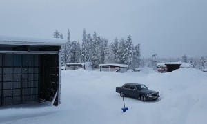 Snowmobile Backflip Face-Plant