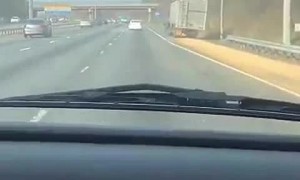 Highway Covered in Corn