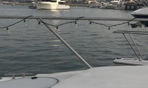 Law Enforcement Confronts Stolen Boat