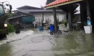 Tropical Storm Pabuk makes landfall in southern Thailand