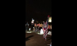 Protesters rally outside White House on 18th day of shutdown