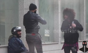 'Are you okay, bro?' People dance for 'celebrity' in elaborate prank