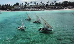 Bizarre 'Kraken Cup' underway in Indian Ocean