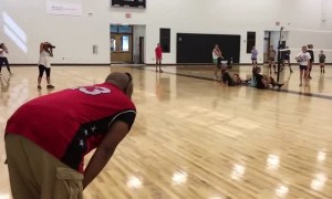 Dad surprises daughter at practice after being overseas for 16 months