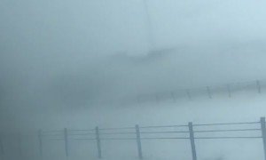Semi Truck Does 180 into Ditch